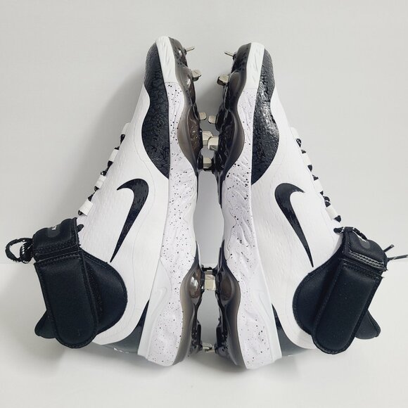 NEW Nike Alpha Huarache Elite 4 Mid Baseball Cleats FD2744-107 Size 12 White main image 5